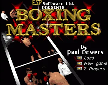 Boxing Masters screen shot title